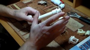 Водопровод на клею . Без пайки!Водопроводные, пластиковые трубы ПВХ