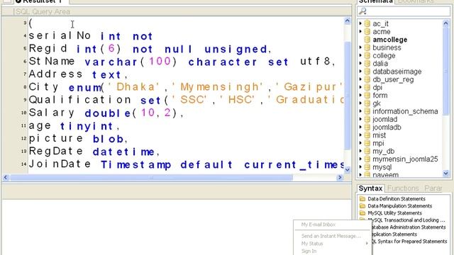 MYSQL Bangla Tutorial::Ch8: Tables and Indexes - Part 1 смотреть онлайн