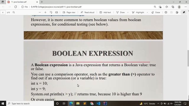 Lecture 12: how to use Boolean in java | in Hindi/Urdu смотреть онлайн