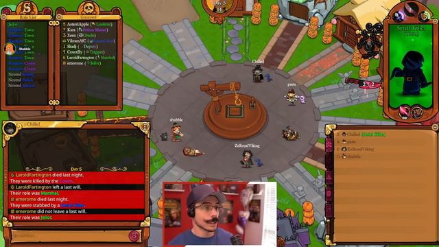 THE VAMPIRES BITE HARD! | A TOWN SERIAL KILLER?! (Better Town of Salem 2 w/ Friends) смотреть онлайн