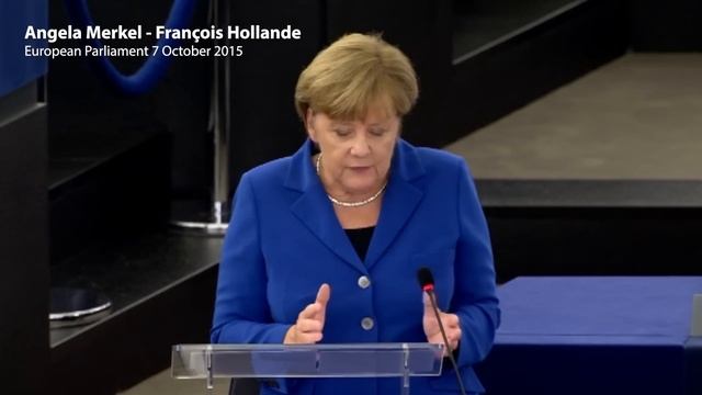 Merkel And Hollande Speeches On The Migration Crisis | European Parliament