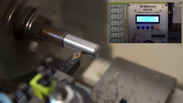 NUMOBAMS NU210E Lathe Machine Auto Cutting Outer Circle On Material
