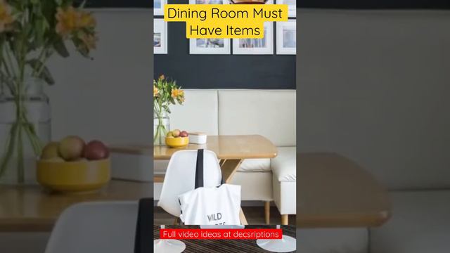 ✨What items dining room should have❓#dining #table #chair #ideas смотреть онлайн