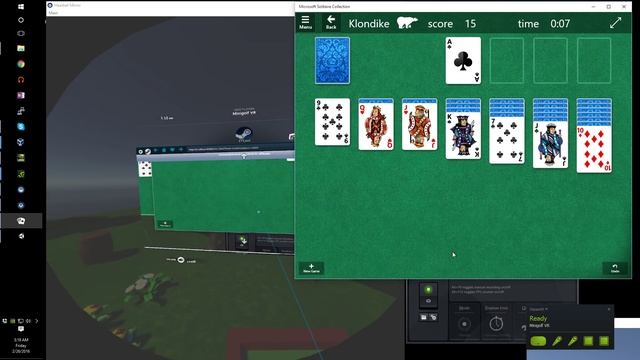 An easy way to access your desktop from inside the SteamVR overlay with the HTC Vive смотреть онлайн