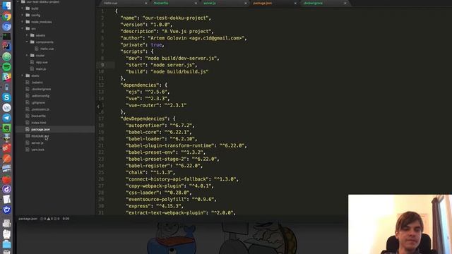 Part 3 — Express — How to deploy Vue.js app in one line with Docker & Digital Ocean смотреть онлайн