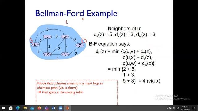 Lecture 26: Bellman-Ford Routing Algorithm | Distance Vector Routing Algorithm смотреть онлайн