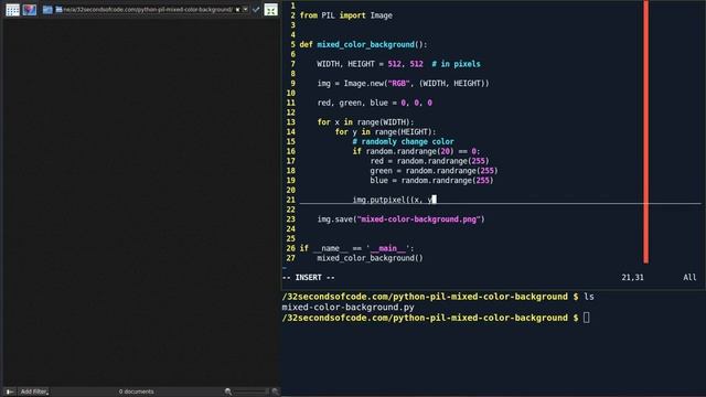 How to create a picture with colorful background in Python using PIL? смотреть онлайн