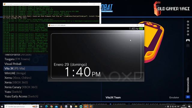 🛠️¡PSVita En Retrobat! Tutorial Paso A Paso De Instalación De VITA3K En RETROBAT.