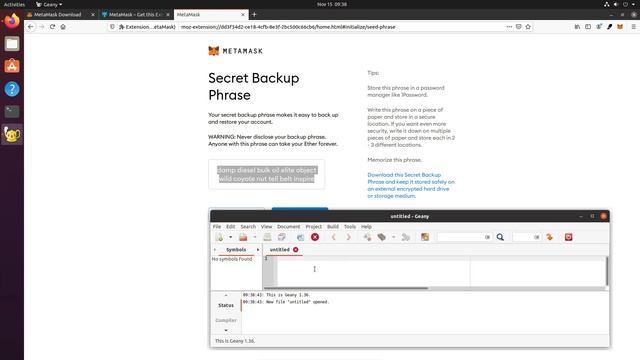 MetaMask with Ledger Demo смотреть онлайн