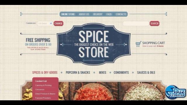 Download Spice Shop VirtueMart Template by Mercury TM смотреть онлайн