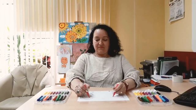 Арт-терапевтическое упражнение «Рисуем и развиваемся" смотреть онлайн