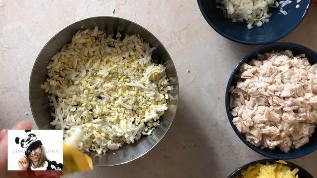 САЛАТ "ЛЕСНАЯ ПОЛЯНА" Красивый и вкусный салат для праздничного стола смотреть онлайн