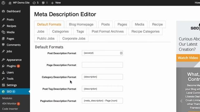 Configuring Meta Descriptions with SEO Ultimate for WordPress смотреть онлайн