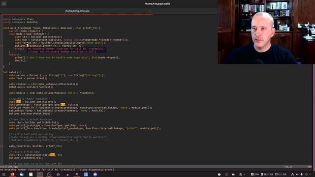 Compiling with LLVM | Emit LLVM IR | C++ | Compiler Hacking смотреть онлайн