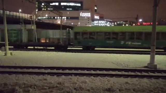 3ЭС4К-... Дончак. Дача Долгорукова. Санкт-Петербург. Идёт с грузовым. смотреть онлайн