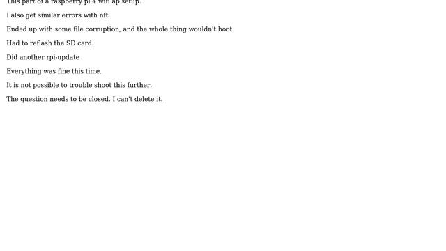 Raspberry Pi: How do I fix iptables -L error: operation not supported? смотреть онлайн