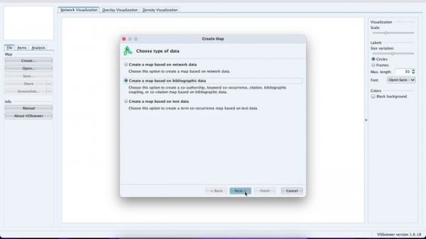How import data from lens.org to Vosviewer