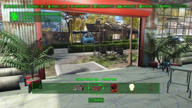 Fallout 4 с модами на PS4. Строим больницу в Санкчуари. смотреть онлайн