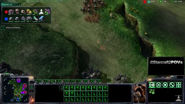 SC2 WoL - BlizzCon 2010 Showmatch - BoxeR vs FruitDealer - Map 1 - Lost Temple - FruitDealer смотреть онлайн