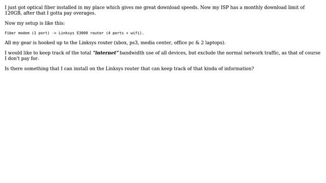 How to monitor internet traffic on a Linksys E3000 router? смотреть онлайн