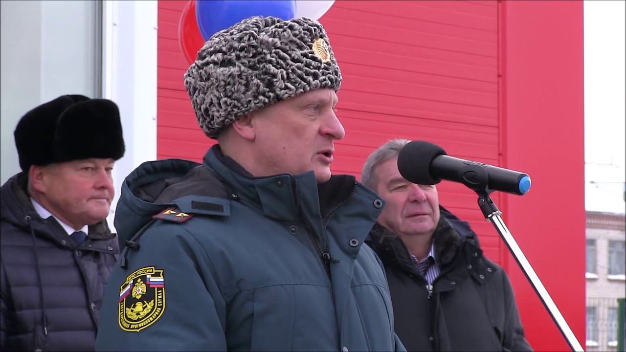 13.12.2018 Торжественное открытие пожарного депо в с.Афанасьевском смотреть онлайн