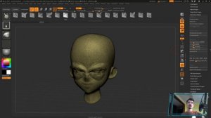 10 Zbrush для начинающих | Уменьшение кол-ва полигонов (Урок)