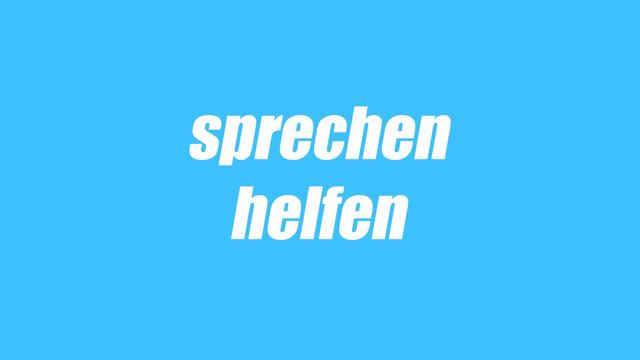 Deutsch lernen: Die wichtigsten unregelmäßigen Verben im Präsens смотреть онлайн