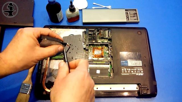 Как разобрать и почистить ноутбук ASUS K52F смотреть онлайн