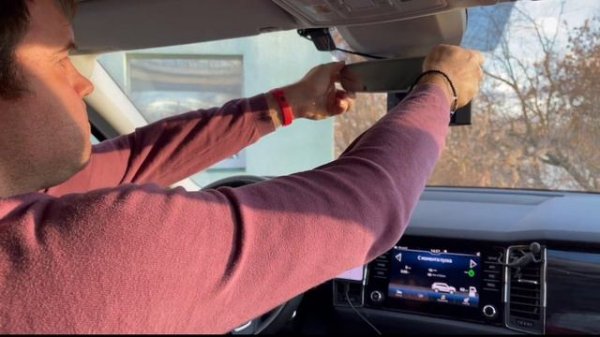 Установка автопилота comma two в Skoda kodiaq