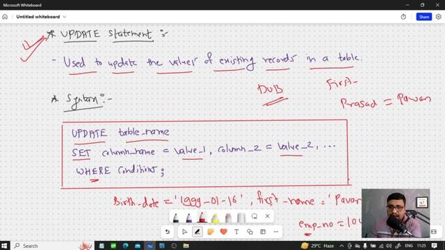 How to Update Record in SQL | UPDATE Statement in SQL | SQL Tutorial PART 62 смотреть онлайн
