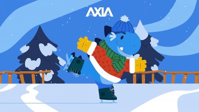 AXIA Coin Dino Collection - Ice-Skating Dino смотреть онлайн