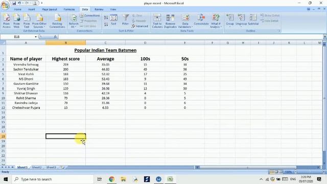 Sort & Filter in Microsoft Excel Tutorial In Hindi | Class 7 | CBSE | Sandeep dixit смотреть онлайн