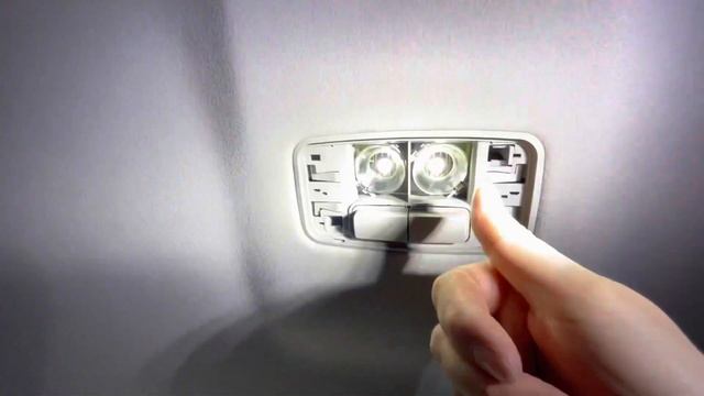 Toyota Highlander замена лампочек в салоне на светодиодные Тойота Хайлендер кузов U40 2013 г.в. смотреть онлайн