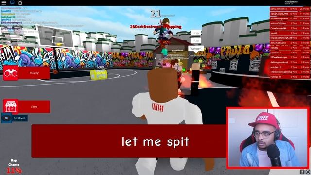 BEST RAPPER ALIVE IN ROBLOX (Roblox Rap Battle) смотреть онлайн