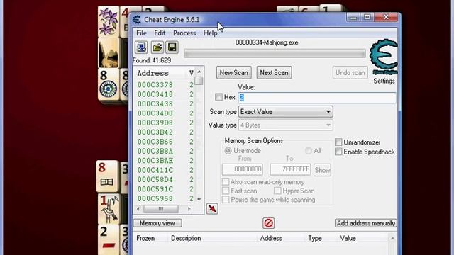 mahjong trick (Cheat Engine) смотреть онлайн