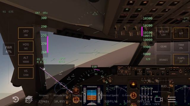 How To Fly A Plane With (infinite Flight)simulator Boeing 747-400 Take Off & Landing