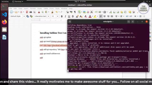 Install Sublime Text 3 on Ubuntu 20.04 LTS (Focal Fossa) смотреть онлайн