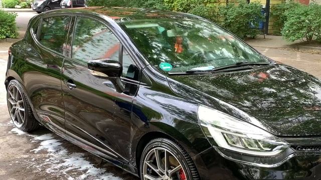 Renault Clio 4 rs Trophy Car Detailing Gloria fm30 Cleaning with Sonax extreme shampoo car wash смотреть онлайн
