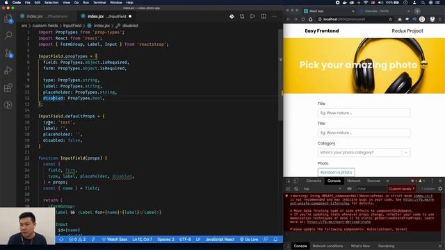 Redux project: 04 - Tạo custom field cho Formik ? смотреть онлайн