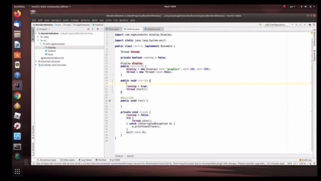 Java how to draw/render objects in a window смотреть онлайн
