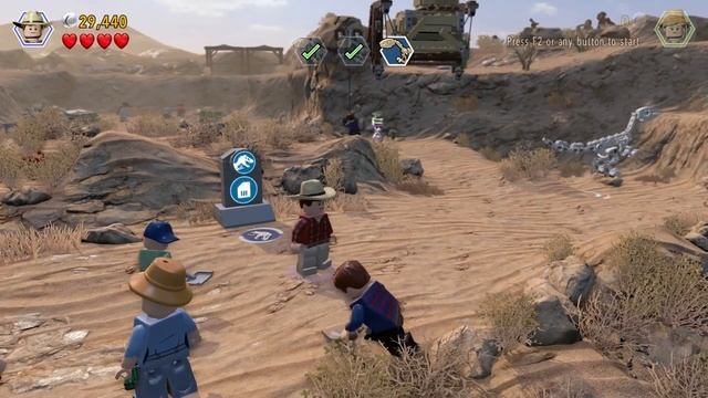 LEGO Jurassic World - Gameplay Walkthrough Part 1 - Jurassic Park Prologue (PC) смотреть онлайн