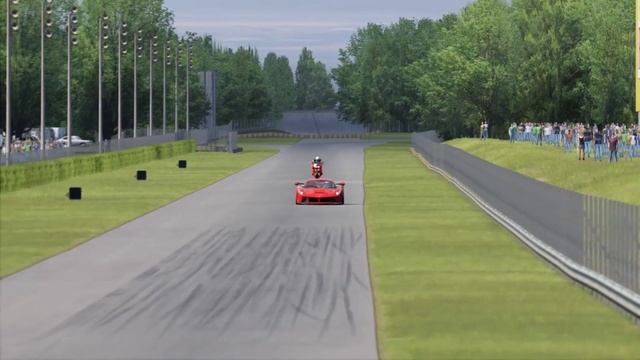 Honda NR750 1994 vs Ferrari LaFerrari 2015 at Monza Full Course смотреть онлайн