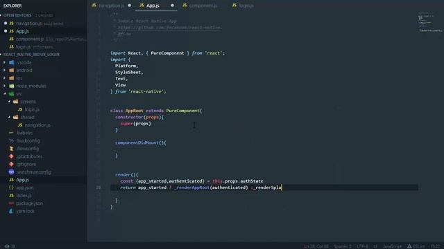 React Native Advance Redux Login смотреть онлайн