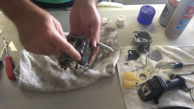 Mercury 9.9 four stroke Carburetor Replacement Kit - DIY Save some $$$ смотреть онлайн