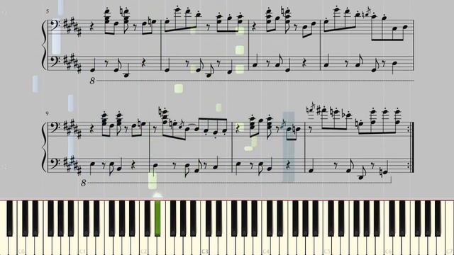 Undertale - 015 Sans. (Piano/Synthesia) смотреть онлайн