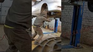 замена шаровых нижних Шевроле риззо