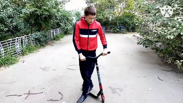 Как сделать вип-хилл на самокате(обучение) смотреть онлайн