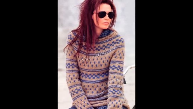 СВИТЕР С ЖАККАРДОВЫМ УЗОРОМ СПИЦАМИ - 2019 / Sweater with Jacquard PATTERN SPOKE / Pullover SPRACH смотреть онлайн