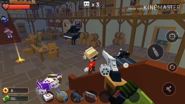 pixel combat 3.7 Killing zombies easier / Secret door смотреть онлайн