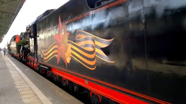 Паровозы ЛВ-0182 и П36-0120 смотреть онлайн